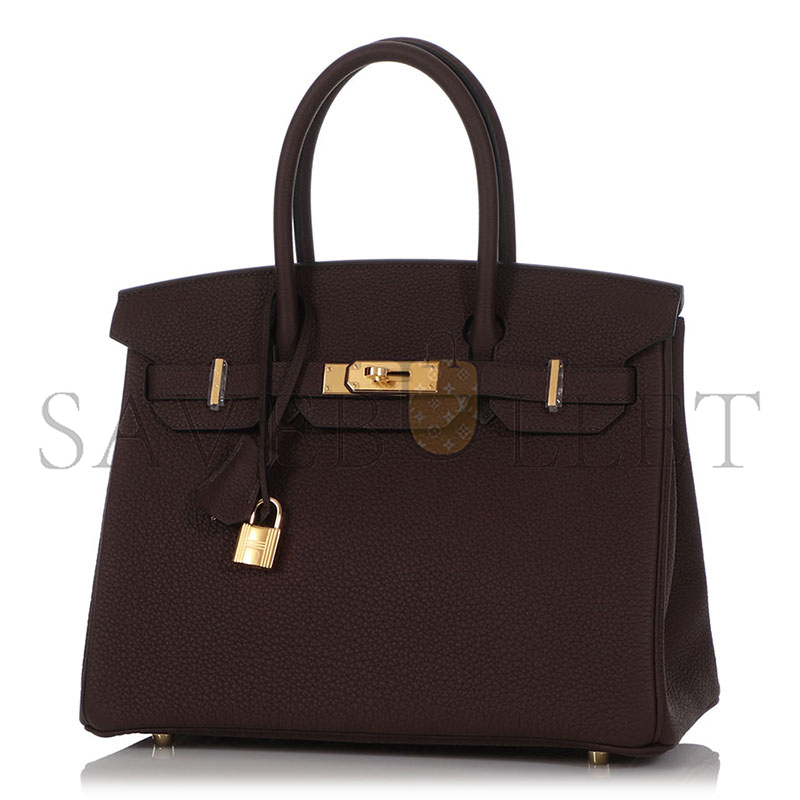 H**me5 master birkin 30 togo rouge sellier gold hardware (30*22*16cm)